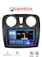 Carmedia Car Audio System for Dacia Dokker 2012-2026 Bluetooth USB WiFi GPS Apple CarPlay Android Auto with 9" Touch Screen