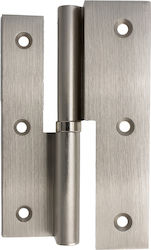 Corner Door Brass 120mm Matte Nickel Metalor 21...