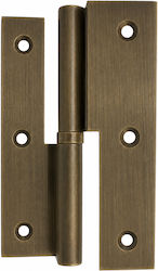 Corner Brass Door Hinge 120mm Matte Antique Met...