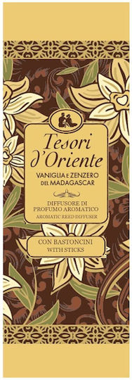 Tesori Difuzor de parfum Tesori Bețișoare parfumate 200ml Vanilie Ghimbir