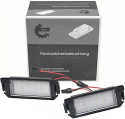 LED Осветление За Регистрационна Табела Hyundai Coupe II Genesis Terracan Veloster XG I20 I I30 Kia Picanto II Rio III Soul I II