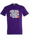 T-shirt Unisex " I Dont Go To Haunted Houses Funny Halloween Sister " Dark Purple
