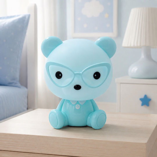 Keskor Kids Side Table Lamp Blue 20x17x15cm