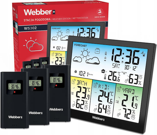 Webber Kabelloser Digital Wetterstation Tischplatte