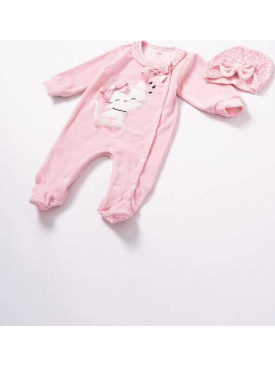Evita Set Onesie Pink Evita Set Onesie Pink