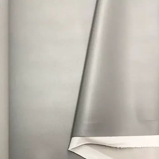 Dekorationsstoff Künstliches Leder Graues