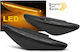 Side Flash Wings Bmw 3 E46 Coupe 03-06 Dynamic Led Smoke 2 Pieces