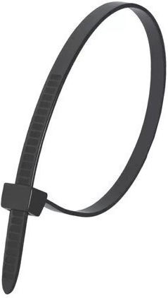 Dedra Πλαστικά Δεματικά Καλωδίων 370mmx4.8mm σε Μαύρο χρώμα (100τμχ)