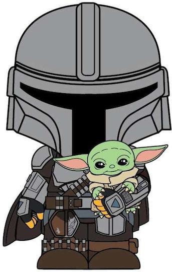 Mandalorian 3D Магнитче Mandalorian Grogu