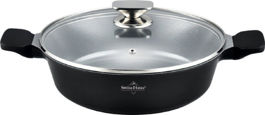 Swiss Haus Aluminum Pan with Lid with Non-Stick Coating 32cm