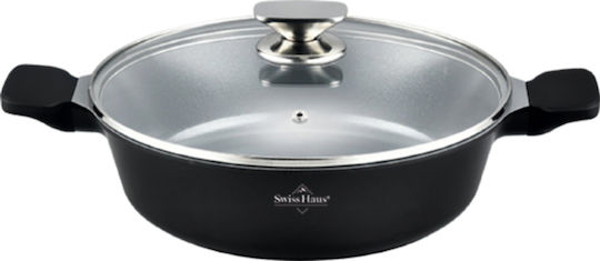 Swiss Haus Aluminum Pan with Lid with Non-Stick Coating 36cm