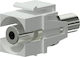 Av Adapter Procab Vck310/w Keystone Θηλυκό Jack 3,5 Mm Θηλυκό Jack 3,5 Mm Λευκό