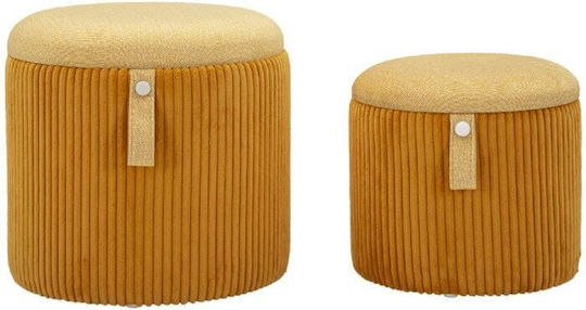 Hocker Für Das Wohnzimmer Mit Stauraum Hölzernes Gelbe