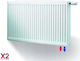 Kermi Radiator Panel Two-Column 22/300/700 464.4kcal/h