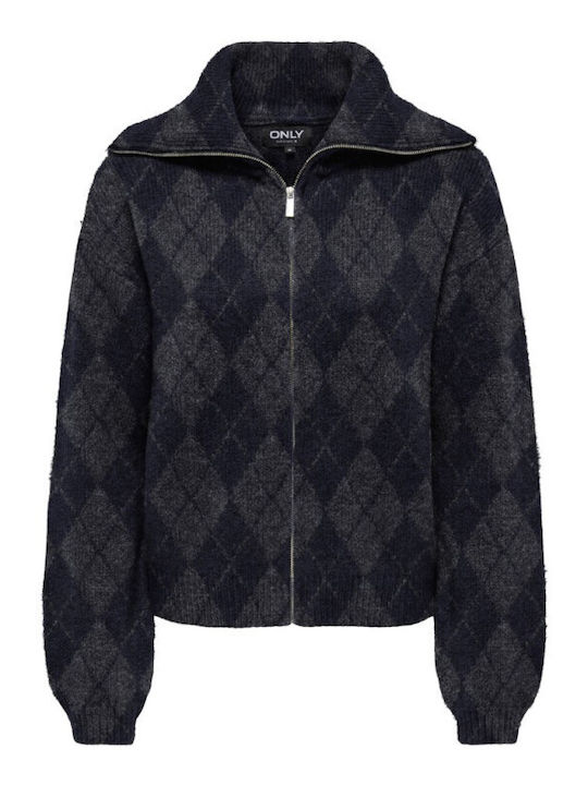 Gestrickte Damen Strickjacke Night Sky