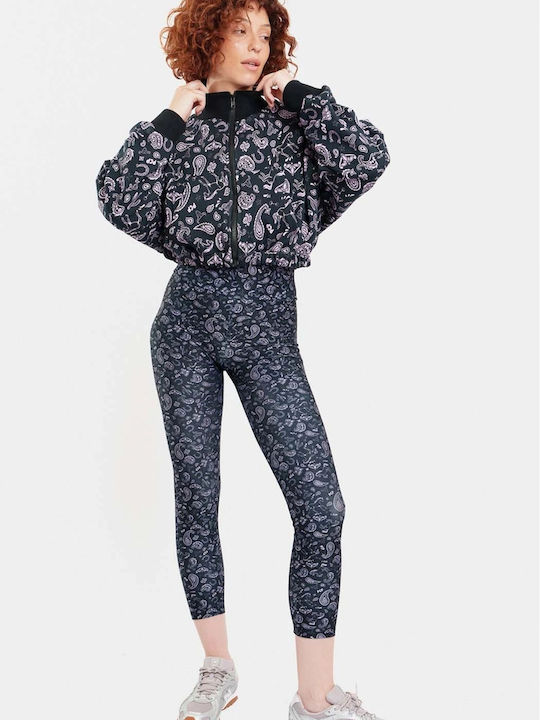 Lynn Everyday Women's Cropped Leggings High Waist Black