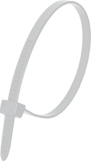 Dedra Legături Cablu Din Plastic 140mmx3.6mm În Culoare Albă 100 Bucăți