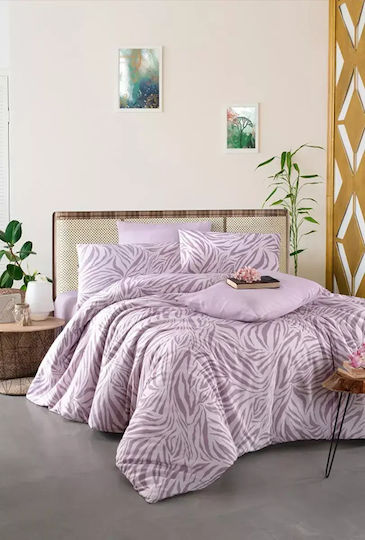 Mc Decor Подредба Шалтета Прегърдно Лилаво 230x250см 3 Бройки