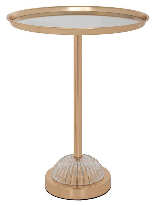 Iliadis Decorative Metal Round Tray with Mirror...