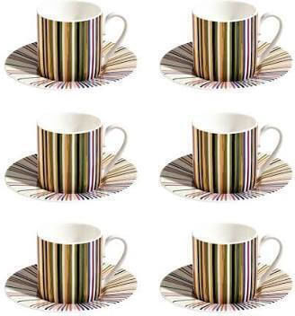 Missoni Streifen Jenkins 156 Espresso Tasse Untertasse