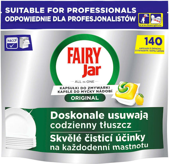 Fairy Професионални Професионални 140 Капсули За Съдомиялна