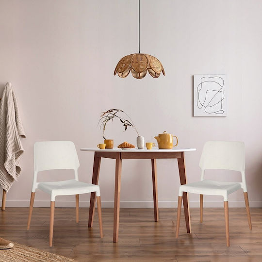 Wooden Dining Chair White