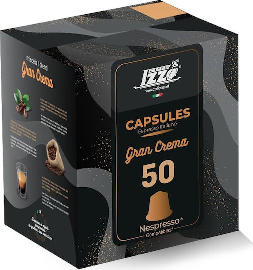 Izzo Капсули Еспресо Съвместими с Машина Nespresso 50 броя