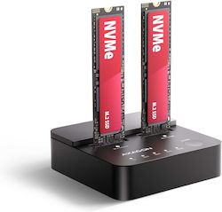 Axagon Докинг станция за твърди дискове SATA с връзка USB-C / Thunderbolt / USB 3.2 (ADSA-M2C22L) Axagon Докинг станция за твърди дискове SATA с връзка USB-C / Thunderbolt / USB 3.2 (ADSA-M2C22L)