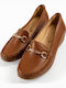 Women's Loafers In Tabac Brown Colour