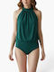 Benissimo 272833590 Damen-Bodysuit Grün