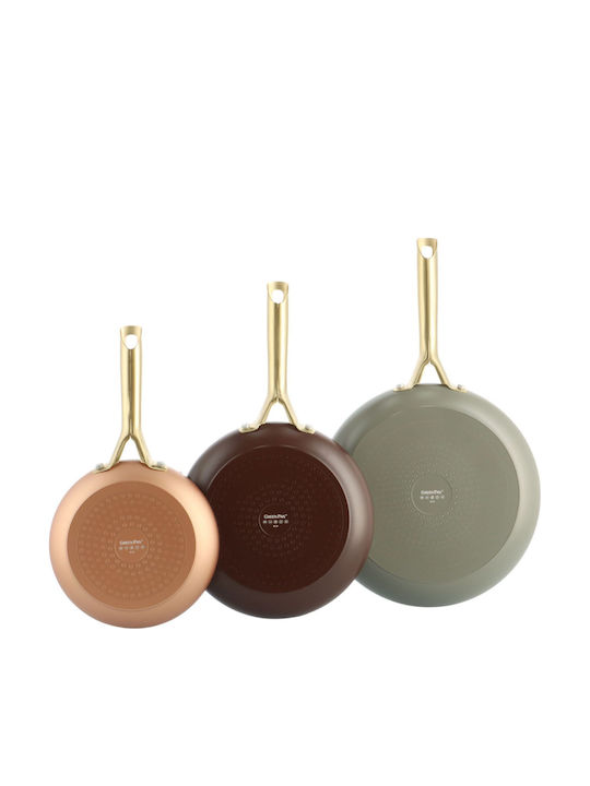 Green Pan Shades Pans Set with Non-stick Coatin...