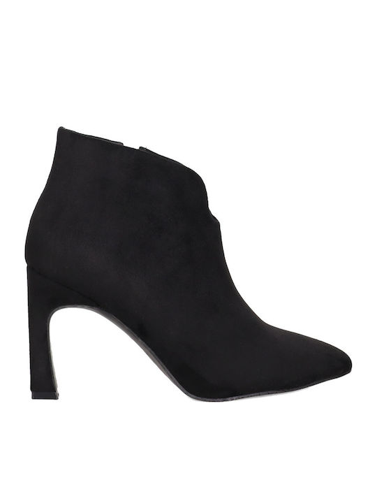 Suede Women's Ankle Boots Black