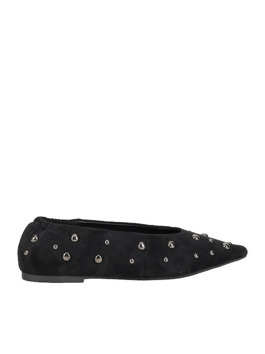Migato Suede Women's Ballerina Shoes Pointed To...