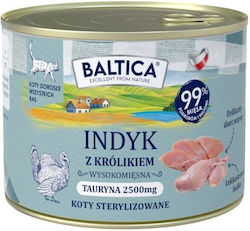 Baltica Wet Cat Food with Turkey and Rabbit 185gr Baltica Wet Cat Food with Turkey and Rabbit 185gr