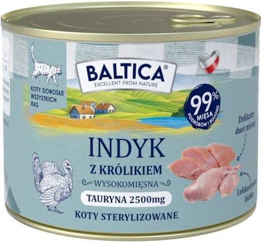 Baltica Hrana Pentru Pisici Cu Curcan Și Iepure 185gr