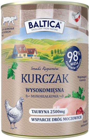 Baltica Hrana Pentru Pisici Adulte Cu Pui 400gr