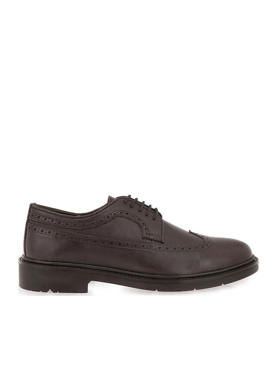 Leather Men's Casual Shoes Brown