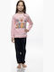 Galaxy Kinder-Nachtwäsche Winter Rosa