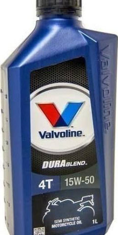 Valvoline Durablend 15W-50 Halbsynthetisches Motorradöl für Viertaktmotoren 1lt