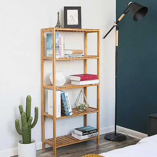 Bookcase Cream 60x26x131cm
