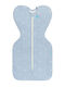 Love to Dream Winter Sleeping Bag with Legs Swaddle Up Mist Blue