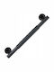 Wenko Secura Bathroom Grab Bar 40cm Black