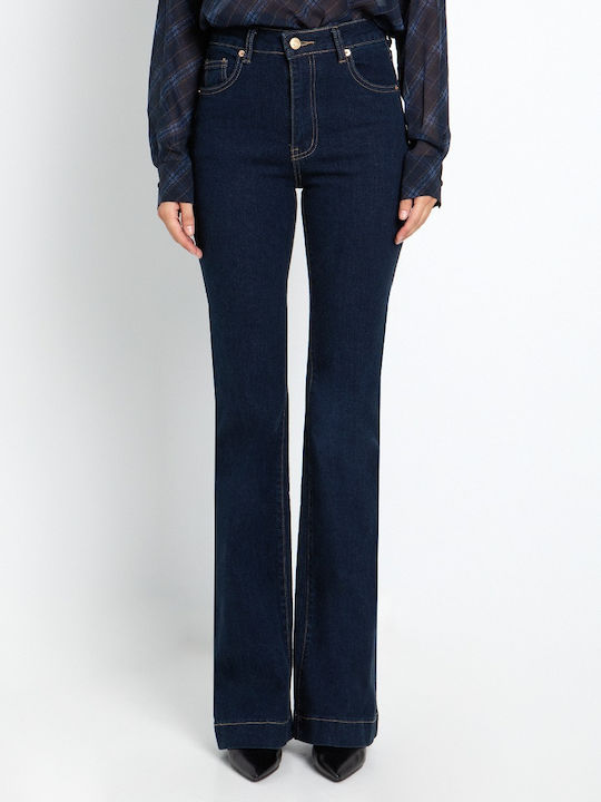 High Rise Women's Jean Pants Flared
