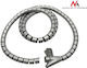 Maclean Mctv-676s Spiral Cable Organizer Protective Cover 25mm X 2m Silver