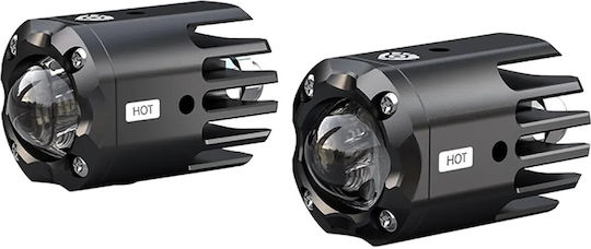 Proiector Motocicletă Future Eyes F150s Mini LED Alb Alb F150smn-ww-ws.white/whit