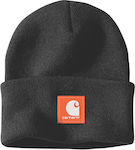 Carhartt Шапка Унисекс С Ребро Плетка в Черен Цвят