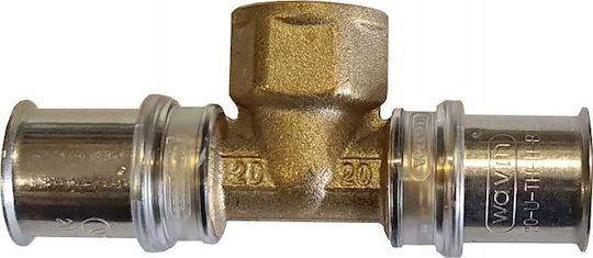Wavin Женска Месингова Връзка За Тръба 1/2" 20мм
