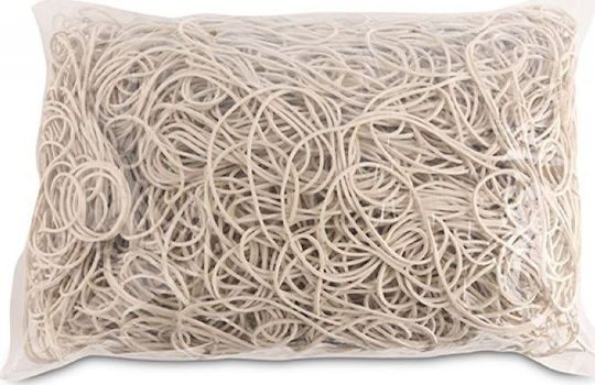 Office Products Packaging Rubber Bands with Diameter 100mm White 1000gr