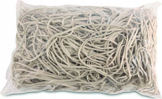 Office Products Rubber Bands with Diameter 120mm White 1000gr