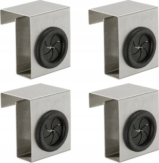 Maximex Cârlige Cu Autocolant Inox Bronz 4 Bucăți